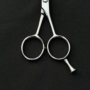 Ciseaux de coiffure professionnels en acier inoxydable de 4,5 pouces, droits, avec pointe de lame affûtée, pour droitiers, ciseaux de précision pour salon - Product Image 5