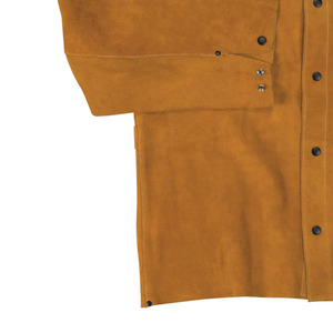 Chaqueta de soldadura para alta temperatura y protección contra chispas. Chaqueta de soldadura de cuero de calidad de exportación, ropa de seguridad para soldadores. - Product Image 5