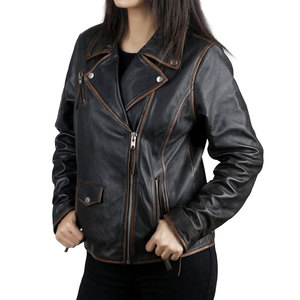 Vestes en cuir de mouton pour femmes, best-sellers, respirantes, manches longues, mode hiver, cuir véritable, nouvelle arrivée - Product Image 2
