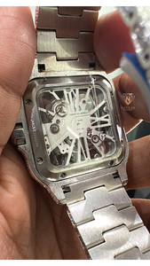 Montre en diamant moissanite de qualité supérieure, bijou de luxe avec une brillance et un éclat exceptionnels, disponible à la vente - Product Image 6