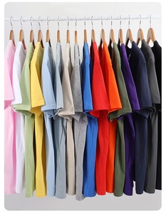 T-shirts délavés à l'acide pour hommes T-shirt ample 100% coton pour hommes T-shirt unisexe surdimensionné avec logo personnalisé - Product Image 5