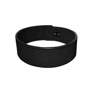 Ceinture de musculation de qualité supérieure en cuir avec doublure en daim, fermeture à bouton-poussoir, levier de levage, faible MOQ, ceintures de powerlifting - Product Image 3