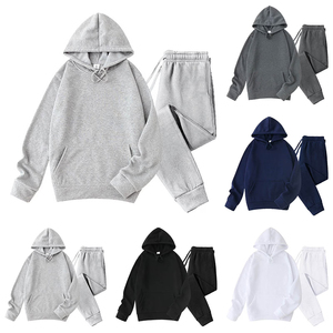 Chándal Deportivo Personalizado de Alta Calidad con Capucha, de Algodón y Forro Polar, Unisex, para Entrenamiento y Jogging, de Color Sólido - Product Image 5
