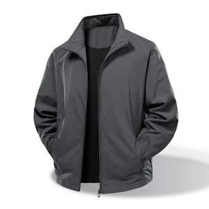 Factory Price Custom Logo Men's Lightweight Eco-Friendly Waterproof Windproof Casual Stand Collar Zip-Up Quilted Jacket High - Product Image 3