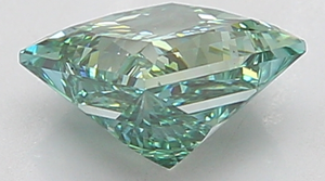 Diamant vert fantaisie vif taille princesse certifié 2,00-2,05 carats, clarté VS2, pierre précieuse non montée pour la vente en gros de bijoux fins - Product Image 4