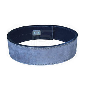 <b>Training</b> Lifting Gray Color <b>Weight</b> Lifting Leather Lever Pro Belt Protector <b>Weight</b> Lifting Lever Belt - Product Image 2