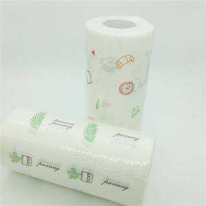 กระดาษเช็ดครัวแบบม้วนสำหรับครัวเรือน ผลิตตามสั่ง ขายส่ง OEM/ODM สีสันสดใส - Product Image 1