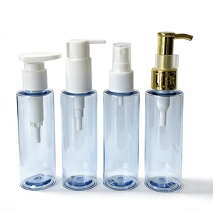 Bouteilles cosmétiques en plastique PET de 100 ml, col 24/410, contenants rechargeables avec pompe et vaporisateur pour soins de la peau, lotion, tonique et savon liquide - Product Image 1