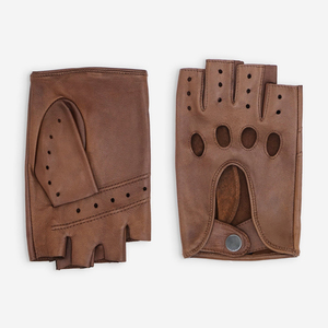 ถุงมือขับรถสไตล์วินเทจแบรนด์ส่วนตัว พร้อมฝ่ามือหนังนุ่ม สำหรับโปรแกรมขายปลีกระดับพรีเมียม ส่งตรงจากโรงงาน - Product Image 1