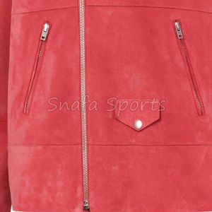 แจ็คเก็ตหนังผู้หญิงคุณภาพสูง ผลิตอย่างมืออาชีพ ราคาไม่แพง สไตล์โดดเด่น แจ็คเก็ตหนังคาวเกิร์ล - Product Image 3