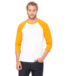 เสื้อยืดเบสบอลแขนสามส่วน Sport-Tek รุ่น Colorblock Raglan Jersey แบบยูนิเซ็กซ์ ผลิตจากผ้าฝ้ายริงสปันหวี 52% และโพลีเอสเตอร์ 48% - Product Image 1