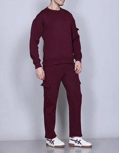 Chándal de dos colores para hombre, nuevo estilo, chándal ajustado tipo pullover para hombre - Product Image 3