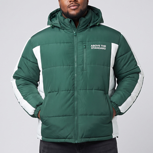 <b>Men's</b> Soft Lightweight Padded <b>Jacket</b> Plus Size Zipper Chest Pocket Down Padded <b>Jackets</b> <b>Men</b> Casual Winter <b>Warm</b> Up Padded <b>Jacket</b> - Product Image 1