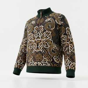 Sweat-shirts/pulls personnalisés en coton éponge 100% de haute qualité, style Macarone, coupe ample pour femmes/hommes, automne - Product Image 2