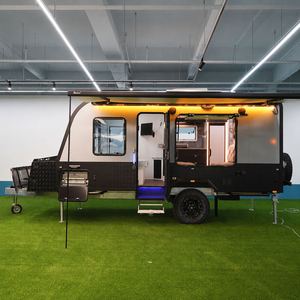 Nouvelle caravane tout-terrain de 16 pieds avec salle de bain intégrée, cuisine intérieure, éclairage LED et auvent pour le camping en Australie - Product Image 2