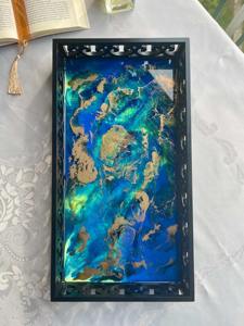 Bandeja de madera impresa para manualidades, costura y organización de abalorios, ideal para sala de hobby, también como plato de servicio, venta al por mayor - Product Image 4