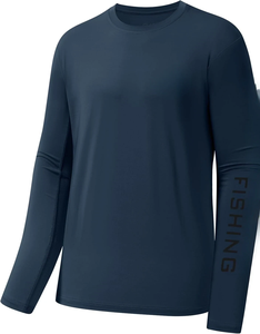 Camiseta de Pesca Personalizada por Sublimación, Manga Larga, Transpirable, de Secado Rápido, Ropa de Pesca de Alto Rendimiento - Product Image 4