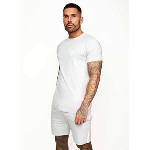 Ensemble décontracté d'été pour homme, t-shirt et short amples à manches courtes, qualité supérieure, personnalisable en usine - Product Image 2