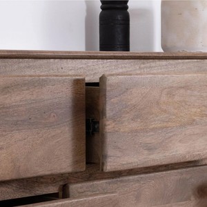 ตู้ลิ้นชัก 9 ชั้น รุ่นวันดาน่า ไอวอรี่ มาร์ค ทำจากไม้มะม่วงแท้ สไตล์เกตา แบบญี่ปุ่น - Product Image 5