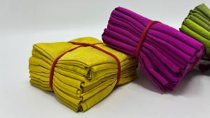 ผ้าไหมหลากสีแบบ Fat Quarters ชิ้นผ้าไหมคละสีสำหรับงานควิลท์ งานเย็บปะติดปะต่อ งานฝีมือ เสื้อผ้า ของตกแต่ง และจำหน่ายแบบขายส่ง - Product Image 5