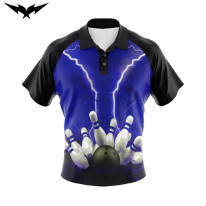 Maillots de bowling unisexes les plus vendus, vente en gros, maillots de bowling réversibles personnalisés, chemise de sublimation pour unisexe, manches courtes - Product Image 3