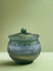 Pot de rangement moderne en résine fait main avec couvercle pour cuisine, salle de bain, décoration intérieure, bonbons, thé, café, récipient multi-usages - Product Image 5