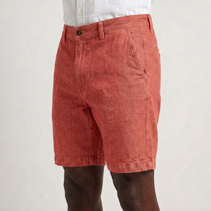 Shorts en jean personnalisés pour hommes, vente en gros, denim délavé foncé, coupe ample, streetwear de luxe, USA - Product Image 6