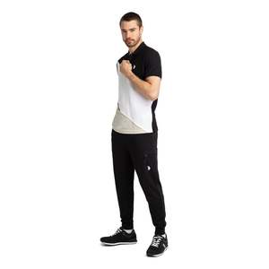 Chemises de golf à manches courtes pour hommes, à blocs de couleur, imprimées par transfert thermique géométrique, en jersey polyester/coton respirant, coupe décontractée - Product Image 3