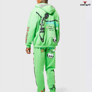 Conception personnalisée, entraînement hivernal, respirant, imprimé, écologique, unisexe, décontracté, col à capuche, uni, léger, 100% coton - Product Image 2