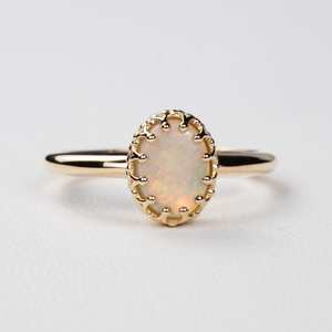 <b>Opal</b> Crown <b>Ring</b> 925 Sterling <b>Silver</b> 14K Gold Plated IGI Certified Luxury Customizable Gemstone <b>Ring</b> Elegant Design - Product Image 6