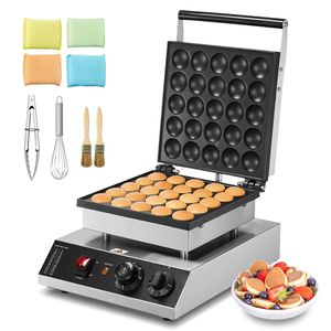 Mini Macchina Elettrica Commerciale per Pancake, Diametro 43mm, per Dorayaki, 1700W, Antiaderente, con Supporto, per 25 Poffertjes - Product Image 5