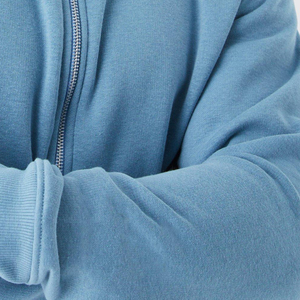 Sweat à capuche d'hiver pour homme écologique, qualité supérieure, manches longues, multi-panneaux, marque SPORTEX WEARS, tricoté, lavé, avec fermeture éclair - Product Image 4