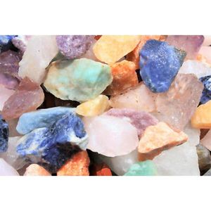 Lote a granel de 1000 quilates de piedras naturales brutas brasileñas, mezcla de rocas y cristales sueltos de la naturaleza - Product Image 3