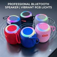 309 Meilleur haut-parleur mobile transparent avec basses puissantes, lecteur audio haute volume, USB, carte TF, LED, très vendu en Afrique