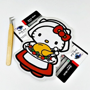 Most Popular Cute Kitty Cat Magnetic <b>Lash</b> Extension Pallet Tiles Private Label Training Pallet Acrylic <b>Glue</b> Eyelashes <b>Lash</b> Tiles - Product Image 2