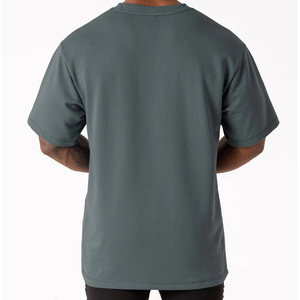 เสื้อยืดโอเวอร์ไซส์ผู้ชาย พิมพ์โลโก้ตามสั่ง ขายส่ง แฟชั่นใหม่ คุณภาพสูง สไตล์วินเทจ - Product Image 2