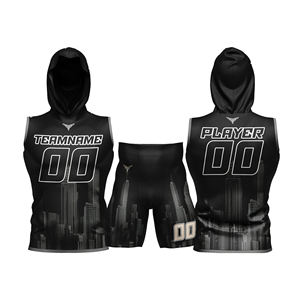Ensemble d'uniformes de football américain 7v7 personnalisés pour adultes, imprimés par sublimation, respirants, 100 % polyester, couleurs et tailles variées, y compris grandes tailles, vêtements de sport - Product Image 2