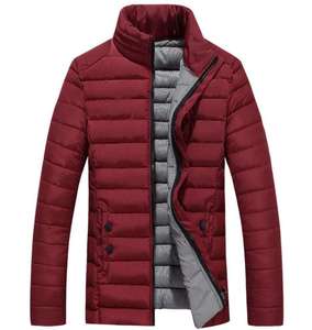 Veste d'hiver matelassée à capuche pour la pêche, parka isolée réversible, coupe slim, streetwear, imperméable, coupe-vent, chaude, pour l'extérieur - Product Image 1