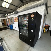 Distributeur automatique de snacks et de boissons à prix d'usine, réfrigéré, grande capacité 60 compartiments, multi-paiements, écran tactile LED