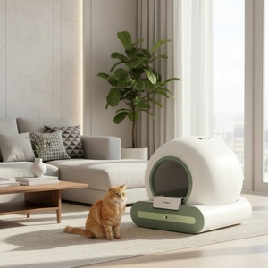 Sudex Large Size Smart Automatic <b>Cat</b> Litter <b>Box</b> Self Cleaning Multi <b>Cat</b> Use Updated Design Odor Control WiFi Enabled System - Product Image 2
