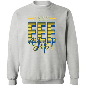 Sudadera Universitaria Gris Sigma Gamma Rho para Mujer, con Estampado de Letras de la Hermandad Griega, Cuello Redondo de Felpa, Personalizada, Informal - Product Image 1