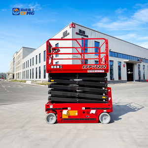 Plataforma elevadora de tijera CFMG para hombre que camina automáticamente, elevador de tijera autopropulsado pequeño hidráulico eléctrico con CE ISO - Product Image 3