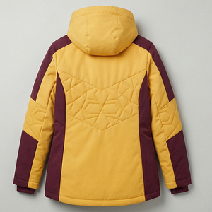 Veste d'hiver unisexe moderne à capuche, imperméable, coupe-vent, streetwear urbain haut de gamme, logo sur le devant - Product Image 4