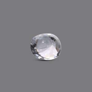 AAAAA Quality Oval White Zircon 4.65 Carat Loose Gemstone for Fine Jewelry - Product Image 2