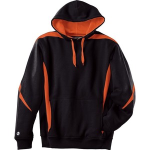 High Quality 100% Polyester Fit Fashion Men's Eco-Friendly Windproof Fleece Fabric 380g Zipper-Up Winter Hoodies Puff Printing - Product Image 2
