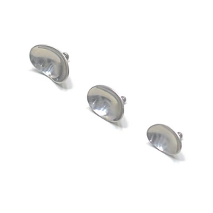 แผ่นปิดตาสแตนเลสคุณภาพโรงพยาบาล สำหรับป้องกันดวงตาระหว่างการรักษาทางจักษุวิทยา - Product Image 1