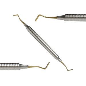 VIDIFIVE INTERNATIONAL Juego de instrumentos de llenado de compuestos dentales manuales, condensador antiadherente de 4 enchufes con sonda fina de punta cónica - Product Image 3