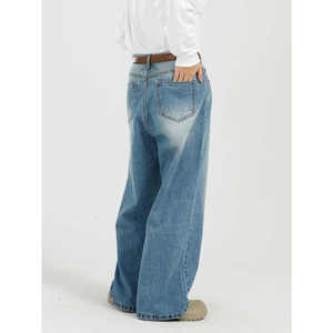 Pantalones Vaqueros Oversize al Por Mayor a Precio Razonable, Pantalones Vaqueros Holgados para Hombre, Transpirables y Cómodos, Más Vendidos - Product Image 2