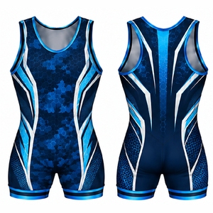 Custom <b>Wrestling</b> <b>Singlets</b> for Men and Youth Athletic Training Competition Team Sports Wear Manufacturer - Product Image 1