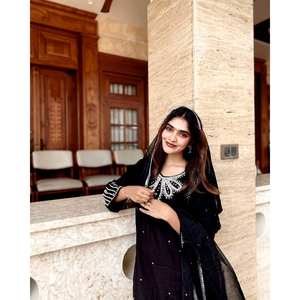 Haut et bas de soirée de créateur avec Dupatta Taille XL - Product Image 5